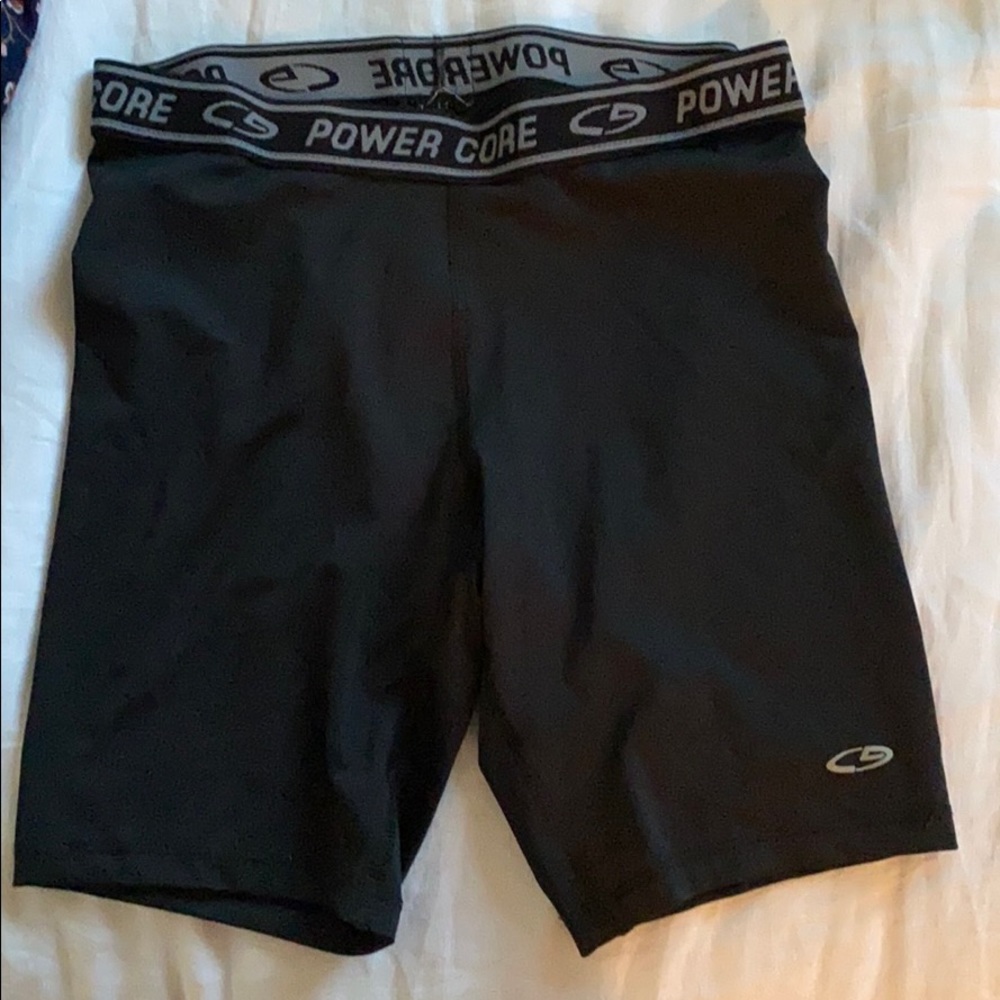Women’s black biker shorts